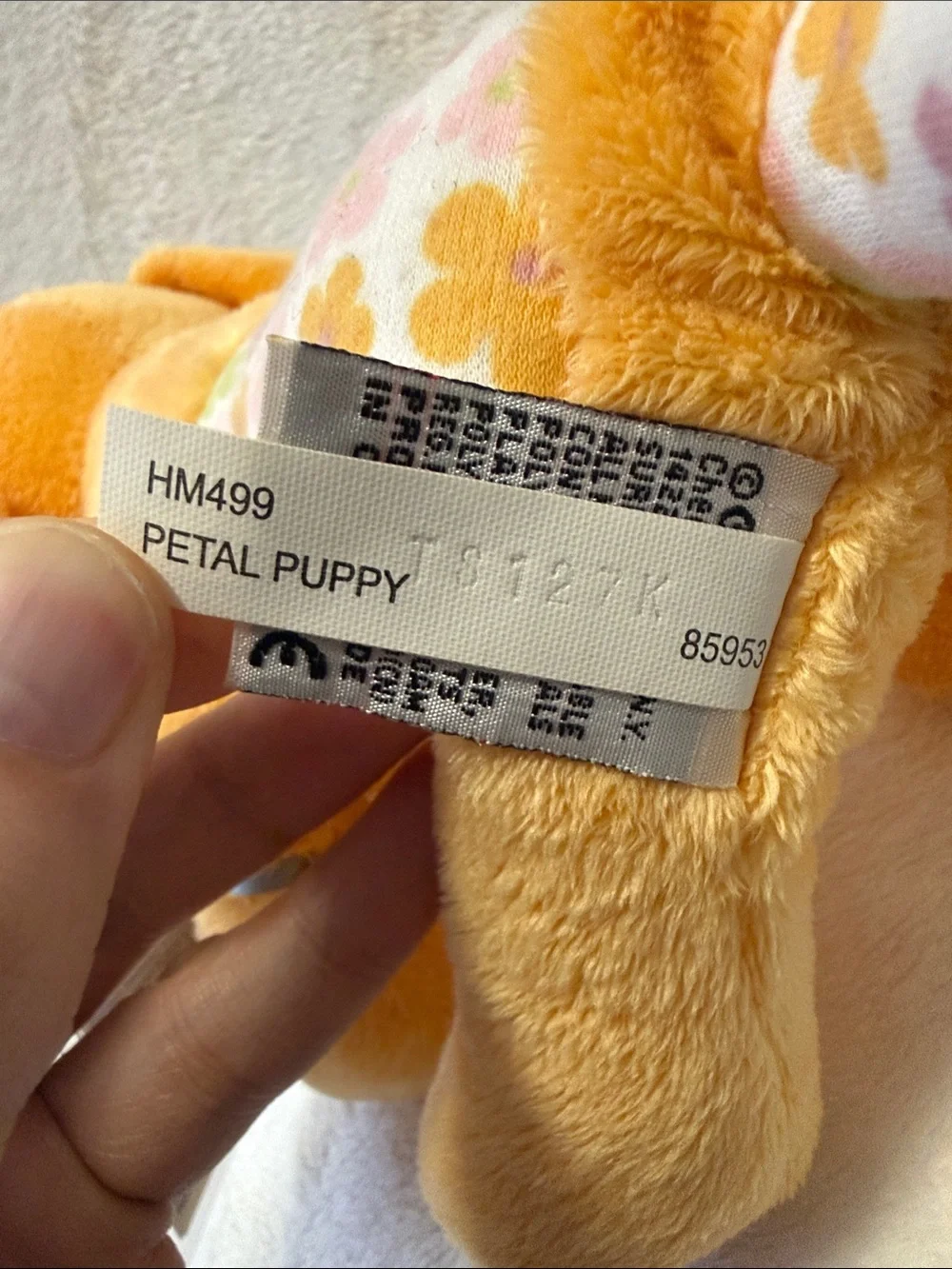 NWT Ganz Webkinz Petal Puppy Plush
